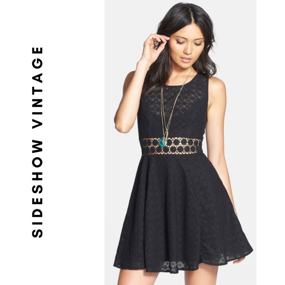 Black Free People "Daisy Waist" Dress - Size 0